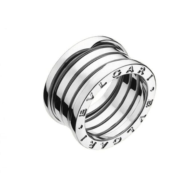 Bague Anello Bulgari B.zero1 4 fasce oro bianco 58 Facettes