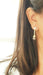 Boucles d'oreilles Boucles d'oreilles or jaune diamants perles de Tahiti 58 Facettes 32802