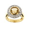 Bague 61 Bague citrine et diamants 58 Facettes 30269