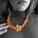 Collier Collier corail, fermoir en or jaune 58 Facettes