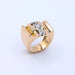 Bague 46 Bague Tank or rose diamants 58 Facettes A11038