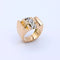 Bague 46 Bague Tank or rose diamants 58 Facettes A11038
