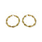 Boucles d'oreilles Créoles torsadées or jaune 58 Facettes 330071294