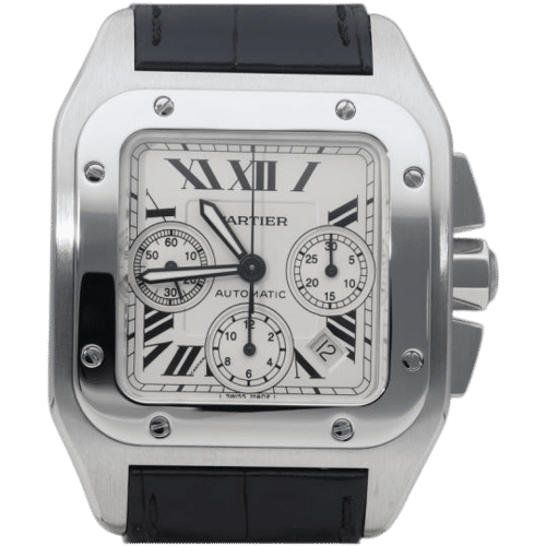 Montre Cartier Montre Santos 100 Xl Chronograph 58 Facettes MT43936