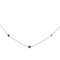 Collier Collier Or blanc Chrysoprase 58 Facettes 3028341CN