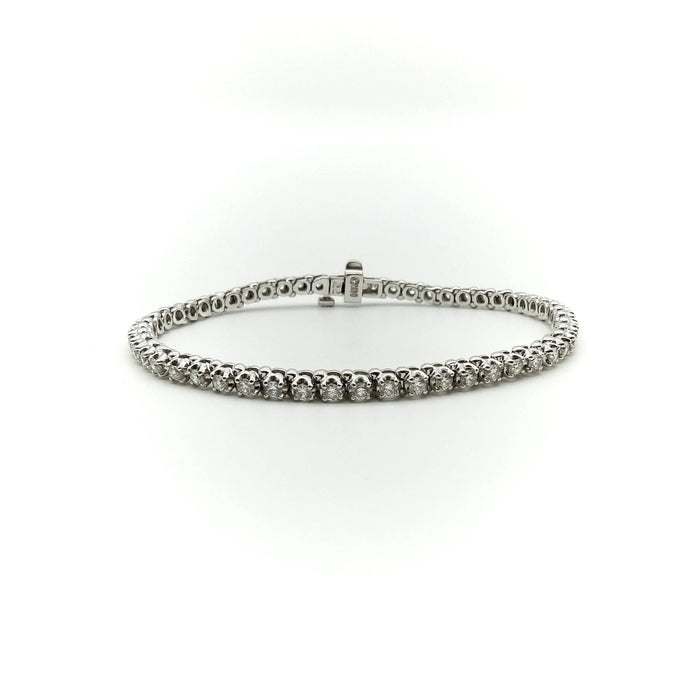 Bracelet Bracelet tennis diamants or blanc 58 Facettes