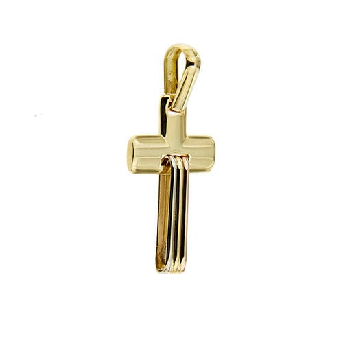 Pendentif Pendentif croix en or 3 58 Facettes 35421