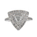 Bague 50 Bague Cocktail Or blanc Diamant 58 Facettes 2769471CN