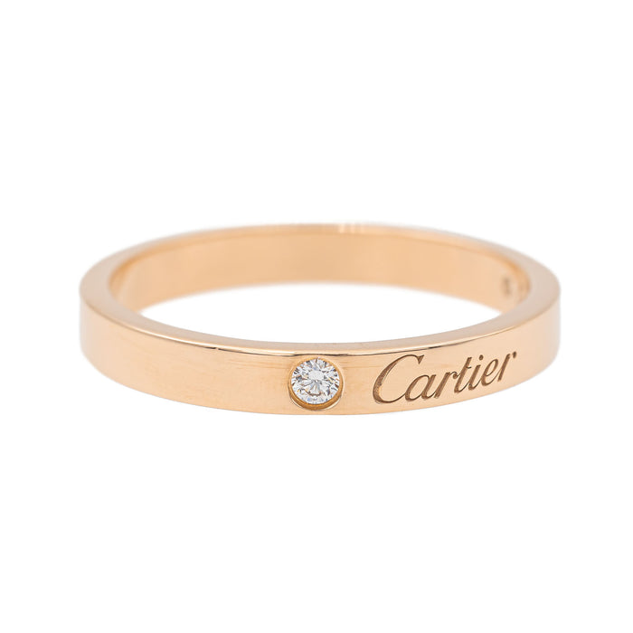 Cartier Bague Alliance C de Cartier Or rose Diamant