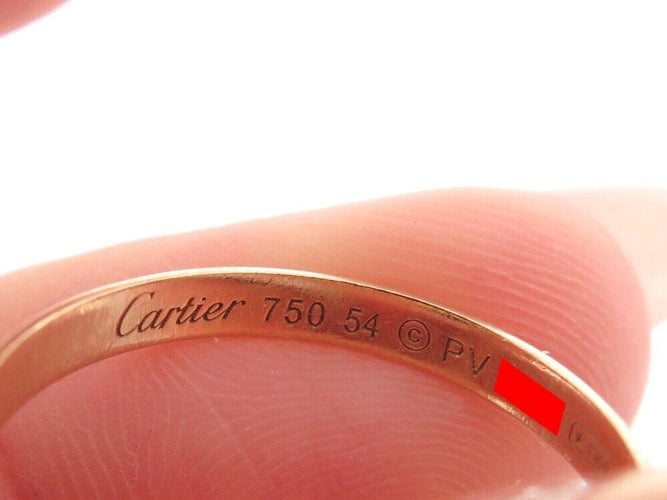 Bague 54 bague CARTIER trinity pm 3 ors diamants or jaune rose blanc 58 Facettes 262049