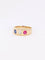 Bague 51 Bague jonc diamant saphir rubis 58 Facettes J136