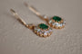 Antique emerald earrings