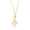 Collier Collier "clé de sol" Or jaune 58 Facettes 26895