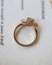 Bague 53 Bague Art Déco Or Rose Diamant 58 Facettes A11404