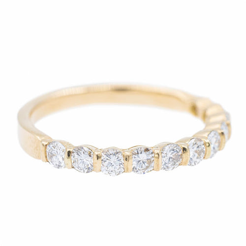 Bague 56 Bague Alliance Or jaune Diamant 58 Facettes 2075335CN