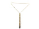 Collier collier sautoir DINH VAN pulse 628212 pendentif chaine or rose diamants gm 58 Facettes 268900