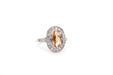 Bague 54 Bague topaze 2,24cts et diamants en platine 58 Facettes 26066