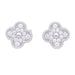 Boucles d'oreilles Boucles d'oreilles Van Cleef & Arpels "Vintage Alhambra" or blanc, diamants. 58 Facettes 33739