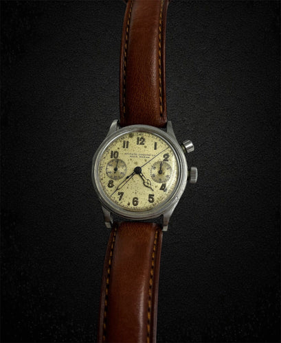 Montre Rare montre mono-poussoir Lemania 15 CHT - Institut hydrographique de la Royal Navy 58 Facettes