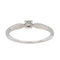 Bague 55 Bague Solitaire Or blanc Diamant 58 Facettes 2833424CN