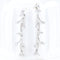 Boucles d'oreilles Boucles d'oreilles en or blanc avec diamants taille brillant 58 Facettes 133721D
