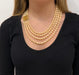 Collier Collier perles 4 rangs 58 Facettes