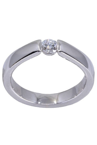 Bague 50 Solitaire diamant 58 Facettes 084781