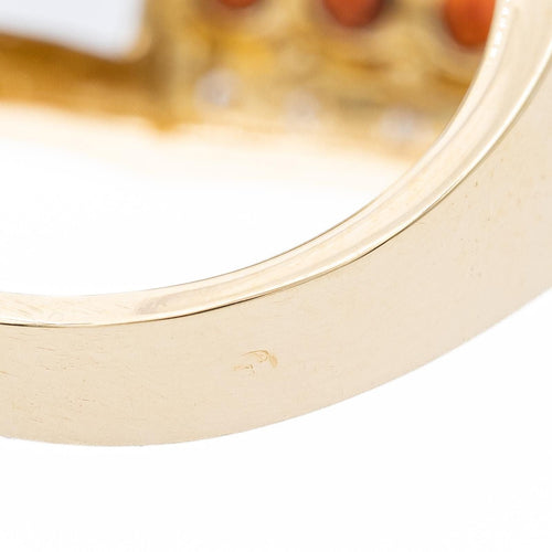 Bague 52 Bague Cocktail Or jaune Grenat, Diamant 58 Facettes 2308821CN