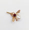 Pendentif Pendentif abeille or rose, grenat et perles (circa 1900) 58 Facettes A06273