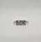 Bague 53.5 Bague or blanc sertie de 2 diamants anciens 58 Facettes