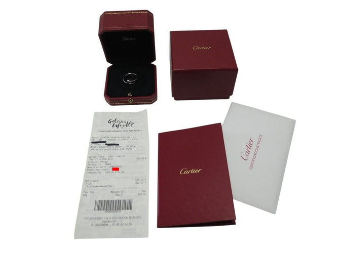 Bague 56 bague CARTIER juste un clou pm or gris 18k t 56 crb4226000 58 Facettes 268893