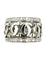 Bague 52 CARTIER. Collection "Entrelacé", bague or blanc et diamants 58 Facettes