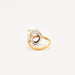Ring 51 Ring in yellow gold and white gold 58 Facettes 2560