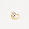Bague 51 Bague en or jaune et or blanc 58 Facettes 2560