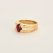 Bague 55 Bague or jaune rubis diamants 58 Facettes