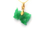 Pendentif Pendentif contemporaine en or jaune et jade 58 Facettes 13577