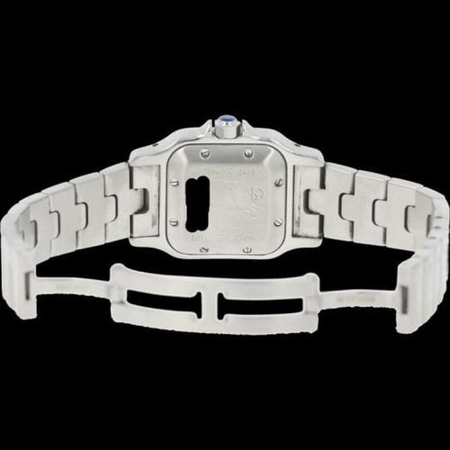 Montre Cartier Montre Santos De Cartier Galbee Pm 58 Facettes MT42136