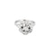 Bague 55 Bague marguerite en or gris et diamants 58 Facettes ALE3522