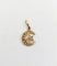 Pendentif Pendentif antique croissant de lune et étoile en or 18k, perles et diamant 58 Facettes A06528