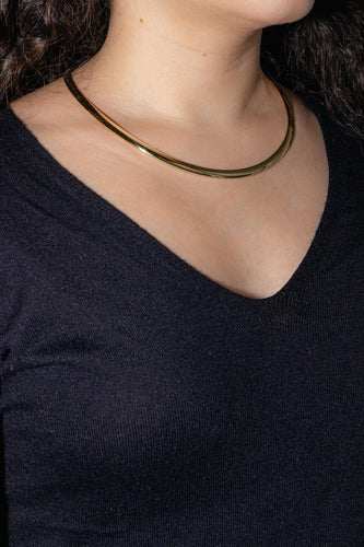 Collier Or jaune Saphir