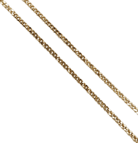 Chaîne - Chaîne gourmette vintage en or 18k 44 cm
