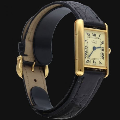 Montre Cartier Montre Tank Vermeil 58 Facettes MT41710