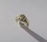 Christofle - Bague jonc vintage godrons en or 18k et argent 58 Facettes