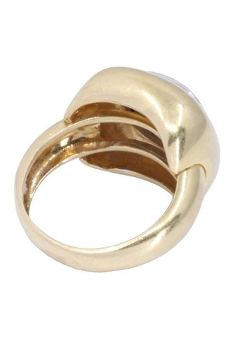 Bague 53 BAGUE MODERNE PAVAGE DIAMANTS 58 Facettes 085651