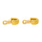 Boucles d'oreilles Chaumet Boucles d'oreilles Demi créoles  Or jaune 58 Facettes 4457722CN