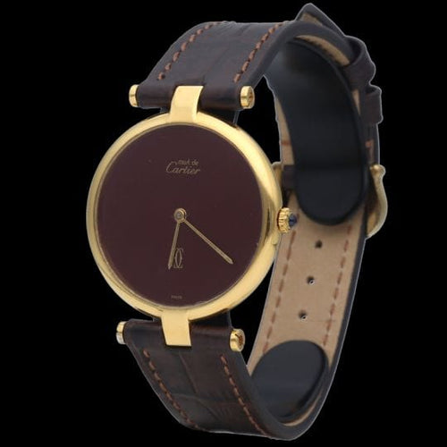 Montre Cartier Montre Must De Cartier Vermeil 58 Facettes MT41210