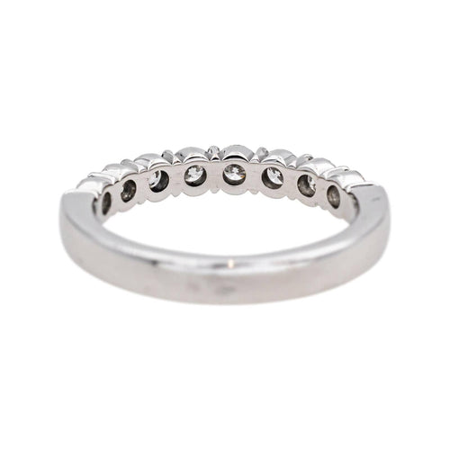 Bague 47 Bague Demi alliance Platine Diamant 58 Facettes 4913272CN