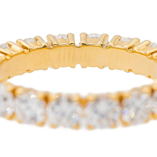 Bague 52 Bague Alliance américaine Or jaune Diamant 58 Facettes 3384911CN