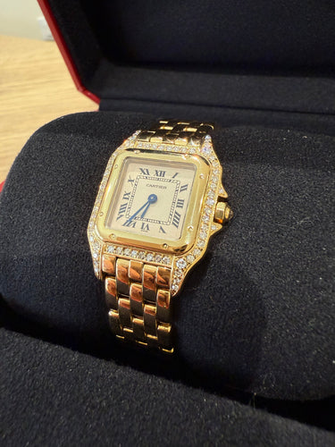 Montre CARTIER - Montre Panthère Or jaune et Diamants 58 Facettes 1.0000811/1