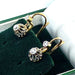 Boucles d'oreilles Boucles d’oreilles dormeuses diamants, vers 1900 58 Facettes AB401